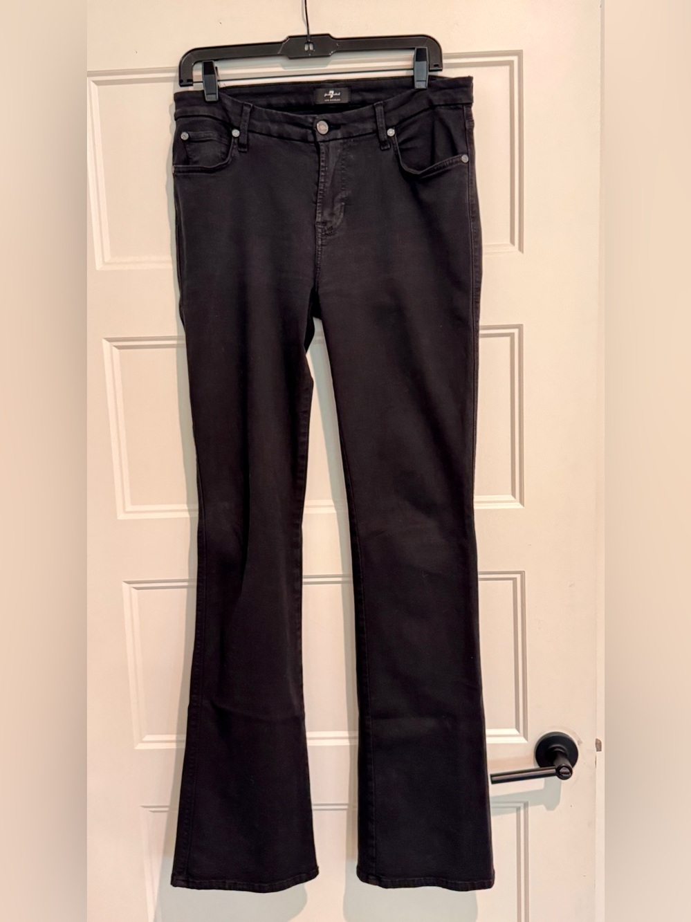 Seven Kimmie Bootcut Jeans Black Size 30 Stretch Women EUC